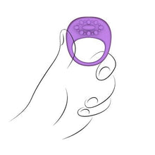 Load image into Gallery viewer, Key JOPEN Ela Vibrating Cockring - Purple