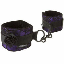 Load image into Gallery viewer, Black Rose Kinky Kuffs