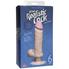 Load image into Gallery viewer, The Realistic Cock + Balls Vibrating UR3 6inch - Flesh