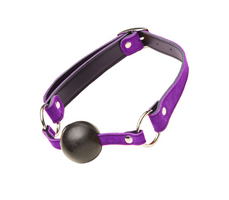 Love In Leather -  Suede Ball Gag