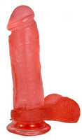 Crystal Jellies 8inch Ballsy Cock with Suction Cup