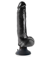 King Cock 9Inch Vibrating Dildo with Balls