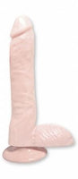Basix 9inch Dong with Suction Cup - Flesh