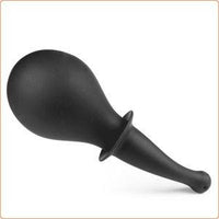 Smooth Tail Silicone Douche – Black