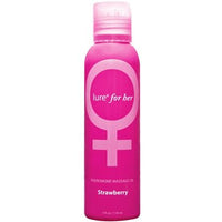 Lure for Her Pheromone Massage Oil Strawberry 118ml