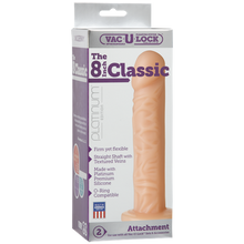 Load image into Gallery viewer, Vac-U-Lock Platinum Edition 8inch Classic Dong