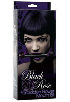 Black Rose Forbidden Flower Mouth Bit