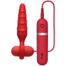 Load image into Gallery viewer, Kink Vibrating Silicone Butt Plug 4Inch