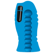 Load image into Gallery viewer, OptiMALE Vibrating Stroker - Thick Ribs - Blue