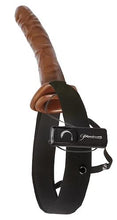 Load image into Gallery viewer, Fetish Fantasy Chocolate Dream Hollow Vibrating Strap On