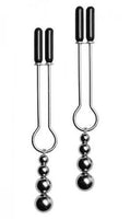 Master Series Adorn Triple Bead Nipple Clamp Set