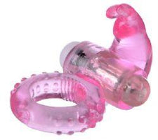 Jelly Rabbit Vibrating Cock Ring