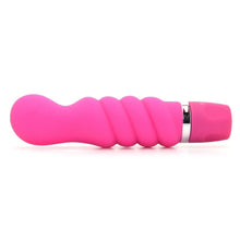 Load image into Gallery viewer, Maia Twisty Silicone G-Spot Vibe Neon Pink