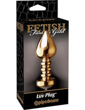 Load image into Gallery viewer, gold butt plug
