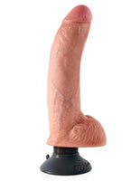 King Cock 9Inch Dildo with Balls Vibrating