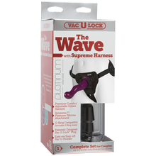 Load image into Gallery viewer, Vac-U-Lock The Wave with Supreme Harness - Dark Purple