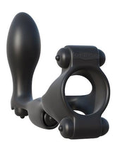 Load image into Gallery viewer, Cock Ring Anal Plug Vibe