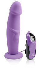 Load image into Gallery viewer, Fetish Fantasy Elite Vibrating 6inch Dildo  - Purple