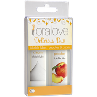 Oralove Delicious Duo Peaches and Cream 2 x 28gm