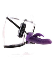 Load image into Gallery viewer, Fetish Fantasy Vibrating Wonderful Wabbit Hollow Strap-On - Purple