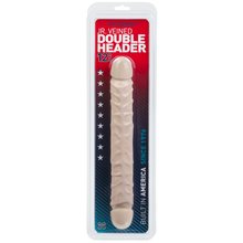 Load image into Gallery viewer, Jr. Veined Double Header 12inches - White
