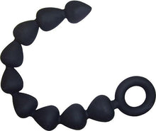 Load image into Gallery viewer, Sex &amp; Mischief Silicone Anal Beads - Black