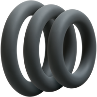 OptiMALE 3pc Cock-Ring Set THICK