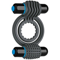 OptiMALE Vibrating Double Cock-Ring