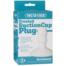 Load image into Gallery viewer, Vac-U-Lock Frosted Suction Cup Plug
