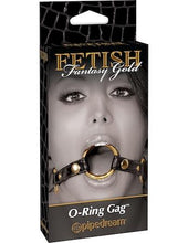 Load image into Gallery viewer, Fetish Fantasy Gold O-Ring Gag