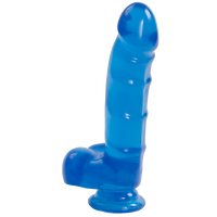 Jelly Jewels Cock & Balls with Suction Cup