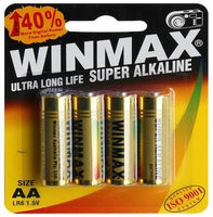 Winmax AA Super Alkaline Batteries (4 Pack)