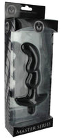 Master Series Onyx Silicone Anal Plug Vibrating