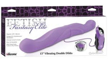 Load image into Gallery viewer, Fetish Fantasy Elite Double Dildo 13inch Vibrator - Purple