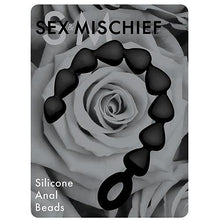 Load image into Gallery viewer, Sex &amp; Mischief Silicone Anal Beads - Black