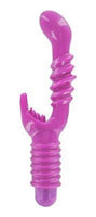 Wicked Pleasures Dual Stimulator - Purple BULK