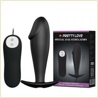 Pretty Love Special Anal Stimulation Vibration Plug - Black