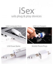Load image into Gallery viewer, iSex USB Vibrating Nipple Clamp