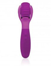 Load image into Gallery viewer, Jimmyjane Evoke Du-o Purple Vibrating Massage Wheel