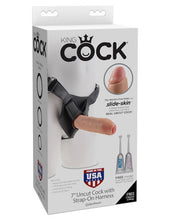 Load image into Gallery viewer, King Cock Strap-On Harness w/7inch Uncut Cock