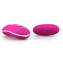 Load image into Gallery viewer, Super Silky Wired 10-Function Egg Vibrator - Fuchsia Pink