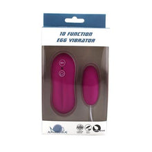 Load image into Gallery viewer, Super Silky Wired 10-Function Egg Vibrator - Fuchsia Pink
