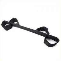 Sub-Mission Bondage Bar with Cuffs - Black