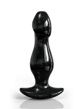 Load image into Gallery viewer, No 71 Glass Anchor Plug Black