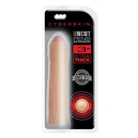 CyberSkin 3 inch Xtra Thick Uncut Transformer Penis Extension Light