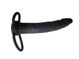 Silicone Fantasy Double Prober - Black