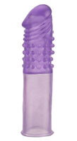 Mega Stretch Silicone Penis Extension - Purple