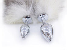 Load image into Gallery viewer, arctic fox tail butt plug