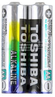 Toshiba AA Alkaline Batteries (Shrink Wrapped 2 Pack)