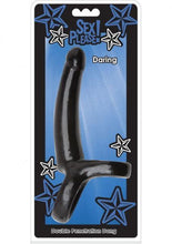 Load image into Gallery viewer, Sex Please! Daring Double Penetration Dong - Black